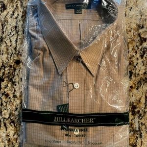 HILL & ARCHER™ MEN'S SHIRT WRINKLE FREE